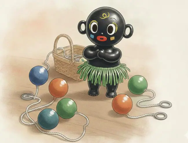 だっこちゃんとアメリカンクラッカー。